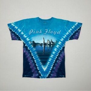2000 Pink Floyd Wish You Were Here Liquid Blue Tee